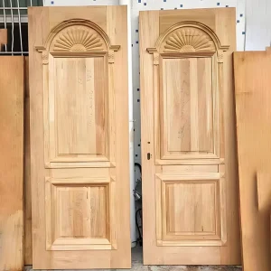 Soundproof Oak Painted Solid Wood Interior Doors for Hotel Bedrooms and Living Rooms