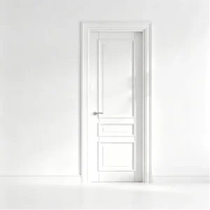 Soundproof Paint-Free Wooden Interior Door, Eco Formaldehyde-Free, for Living Rooms and Offices