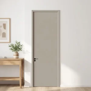 Soundproof Solid Paint-Free Waterproof Wooden Bedroom Door for Apartments, Houses, and Hotels