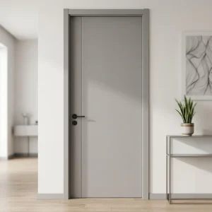 Soundproof Solid Wood School Interior Door with Ultra-Narrow Frame