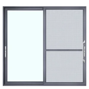 Soundproof Waterproof Aluminum Alloy Glass Sliding Door for Exterior Applications