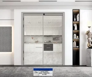 Space-Saving Aluminum Alloy PT Swing Sliding Door with Postmodern Design for Home Made in China