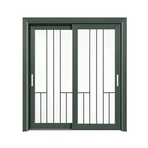 Space-Saving Minimalist Aluminum Sliding Glass Door with Slim Frame for Kitchen and Dining Room