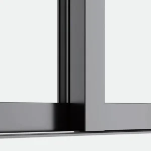 Space-Saving Narrow-Frame Aluminum Glass Sliding Door for Hotels, Apartments, and Balconies