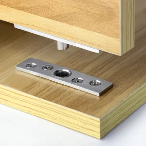Stainless Steel 360-Degree Rotating Concealed Hinges for Furniture Cabinets Cupboards and Wooden Doors