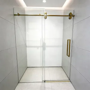 Stainless Steel 8mm Frameless Glass Sliding Shower Enclosure Door, Factory Direct, for Bathroom and Hotel