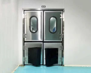 Stainless Steel Double Swing Doors for Kitchen, Exterior, Bedroom, and Hall with Self-Resetting, Well-Sealed Panels