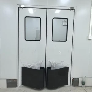 Stainless Steel Double Tempered Glass Door for Industrial, Commercial, Hospital, School, Apartment, and Factory Use