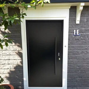 Stainless Steel Exterior Security Door with Anti-Theft Function Chinese Design Polymer Waterproof