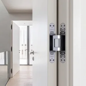 Stainless Steel Invisible Hinge 180 Degree Opening Heavy Duty Concealed Hinge for Interior Wooden Doors