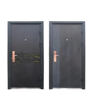 Stainless Steel Iron Entry Door with Waterproof Exterior and Side Opening