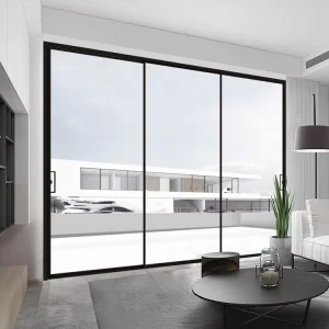 Exterior and Interior Slim Frame Aluminum Sliding Door for Kitchen and House