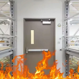 Standard 1.5-Hour Interior Fire-Rated Fireproof Doors Factory