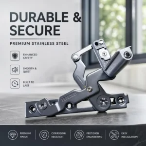 Standard Door and Window Hinge with Uniform Mount Hole Layout for Wood Aluminum and PVC Frames