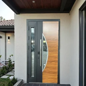 Steel Anti-Theft Security Front Entrance Door for Apartment and Villa