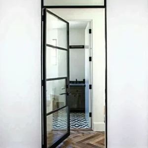 Steel Door Bathroom Swing Door Residential Interior Insulated Steel French Door