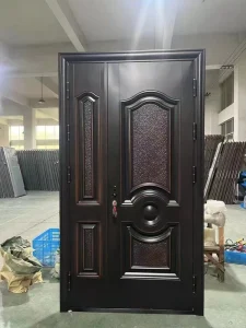Steel Door Single or Double Leaf Contemporary Fire Resistant Custom Sizes Available