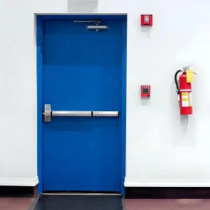 Steel Fire Door CE BS EN Certified 30-120 Minute Fire Rating for Home Hotel Office Hospital School Mall Supermarket