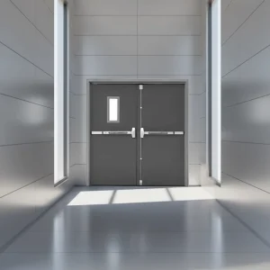 Steel Fire-Resistant Door UL CE WH Certified for Warehouses Offices Apartments and High-Rise Buildings