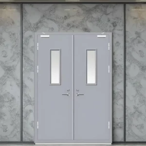 Steel Fireproof Door for Commercial Buildings with Modern Design for Hotel