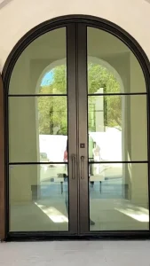 Steel French Retro Entrance Door with Thermal Break Insulation