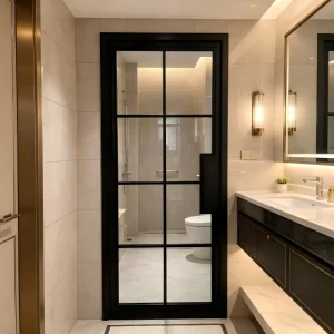 Steel French Swing Door Outdoor Door