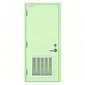 Steel Hospital Door with Ventilation Openings