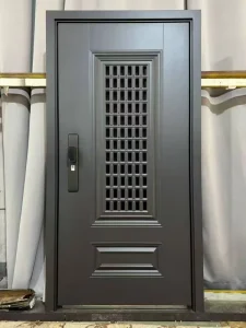 Steel Security Entrance Door for House, Metal Safety Door