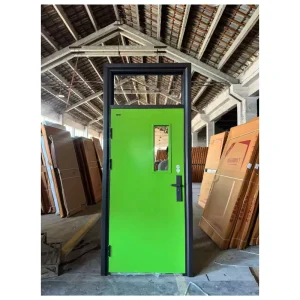 Steel Security Entry Door Modern Design for Exterior Use Anti-Theft Finished Surface Onsite Installation