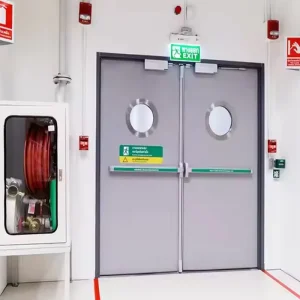 Steel Security Fire-Resistant Emergency Exit Door