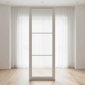 Steel Swing Glass Door Tempered Glass Door Steel Door With 3 Lite Double Pane Glass