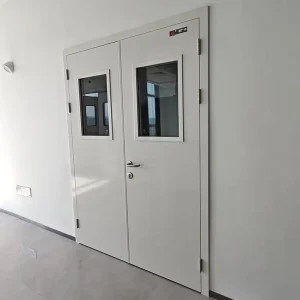 Steel-Wood Fire Exit Door, Fire-Rated and Fireproof, for Hotels and Apartments