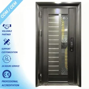 Streamlined Cast Aluminum Entrance Door Anti-Squeeze Security Outdoor Latch for Joint House Entrance