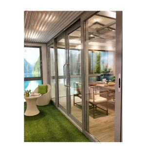 Strong Heavy Duty Door As Smooth Sliding Aluminum Door with Thermal Break Profiles