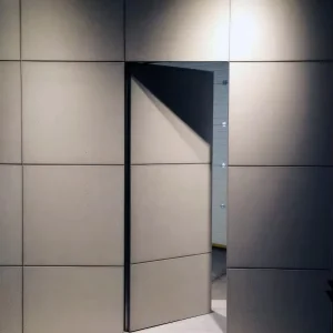 Study Invisible Frameless Interior Door with Hidden Frame for Villa