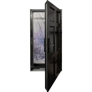 Supplier Composite Solid Wood Exterior Front Entry Door for Villa Use