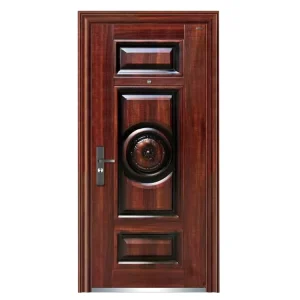 Supplier Exterior Steel Security Door for Home Entry