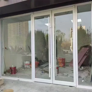 Swing Doors Exterior Aluminium Casement French Door Glass Double Panel Aluminum Waterproof Aluminum Alloy Glass Door