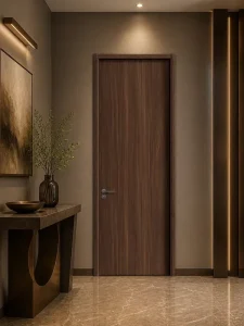 TH50 Aluminum-Wood Interior Door, 50 mm Graphene-Filled Door Leaf, Aluminum Alloy Frame, Soundproof Waterproof