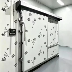 TaiQi Industrial Cold Room Sliding Door Stainless Steel Advanced Embedded Rail Lifting Block System Easy Silent Opening Sealing