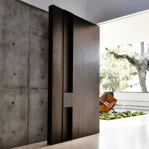 Teak Wood Pivot Entrance Door