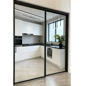 Telescopic Glass Sliding Door Kit for Office Partition