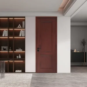 Termite-Resistant Custom-Painted Contemporary MDF Door with Sound Insulation for Tropical Climate Villa, Hotel, and Hospital
