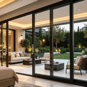 Thermal Break Aluminium Sliding Door for Commercial Terrace Projects