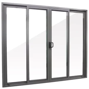 Thermal Break Aluminum Alloy Sliding Door, Double-Glazed, Exterior Waterproof
