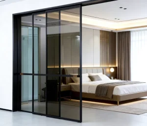 Thermal Break Aluminum Sliding Door for Homes, Living Rooms, Hotels, and Commercial Use
