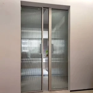 Thermal Break Aluminum Sliding Patio Door, Double Glazed, Waterproof, Customizable