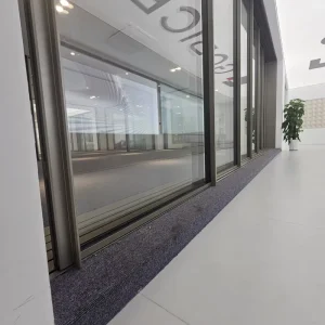 Thermal Break Narrow Frame Aluminum Sliding Door Double Glazed Insulated Glass Energy Saving Interior Bedroom Patio Door