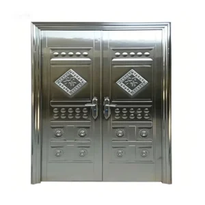 Thermal Insulated 304 Stainless Steel Entrance Door for Villa and Apartment