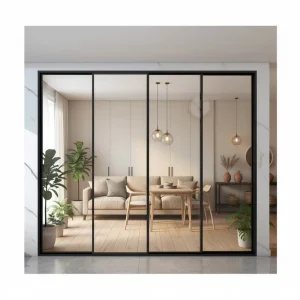 Thermal Insulation Blinds Between Glass Sliding Doors Aluminum Sliding Doors